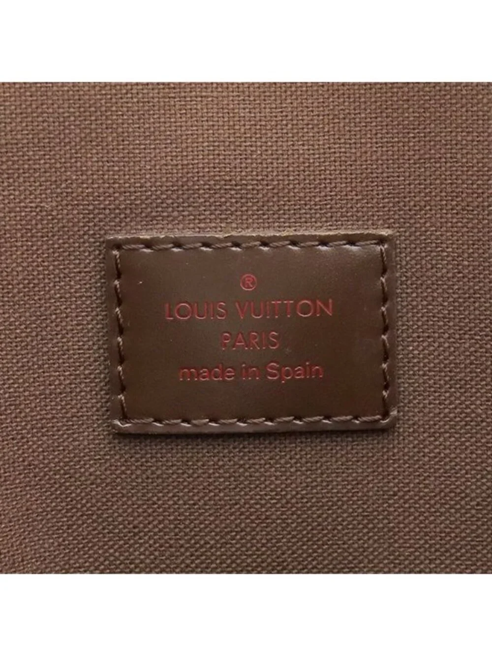 Louis Vuitton Tote Bag Cabas Beaubourg Damier Canvas Gold Brown